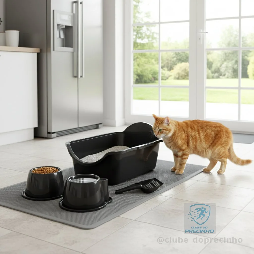 Kit Caixa Areia Gatos Pet Grandes Banheiro Sanitario Bandeja Furba Durapets Toalete
