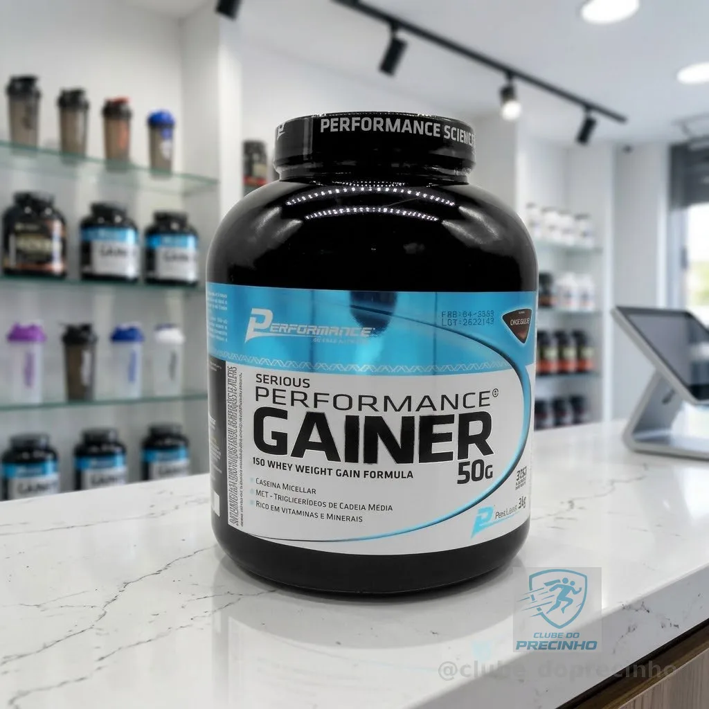 Hipercalórico (Massa) Serious Gainer - 50g de Proteína - Performance Nutrition - 3Kg