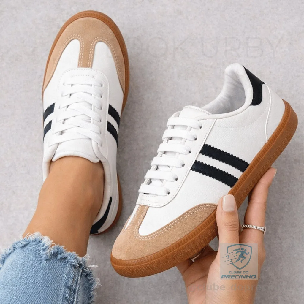 Tênis Feminino Casual Urbano Designer Moderno Super Confortável Estiloso Macio Promoção
