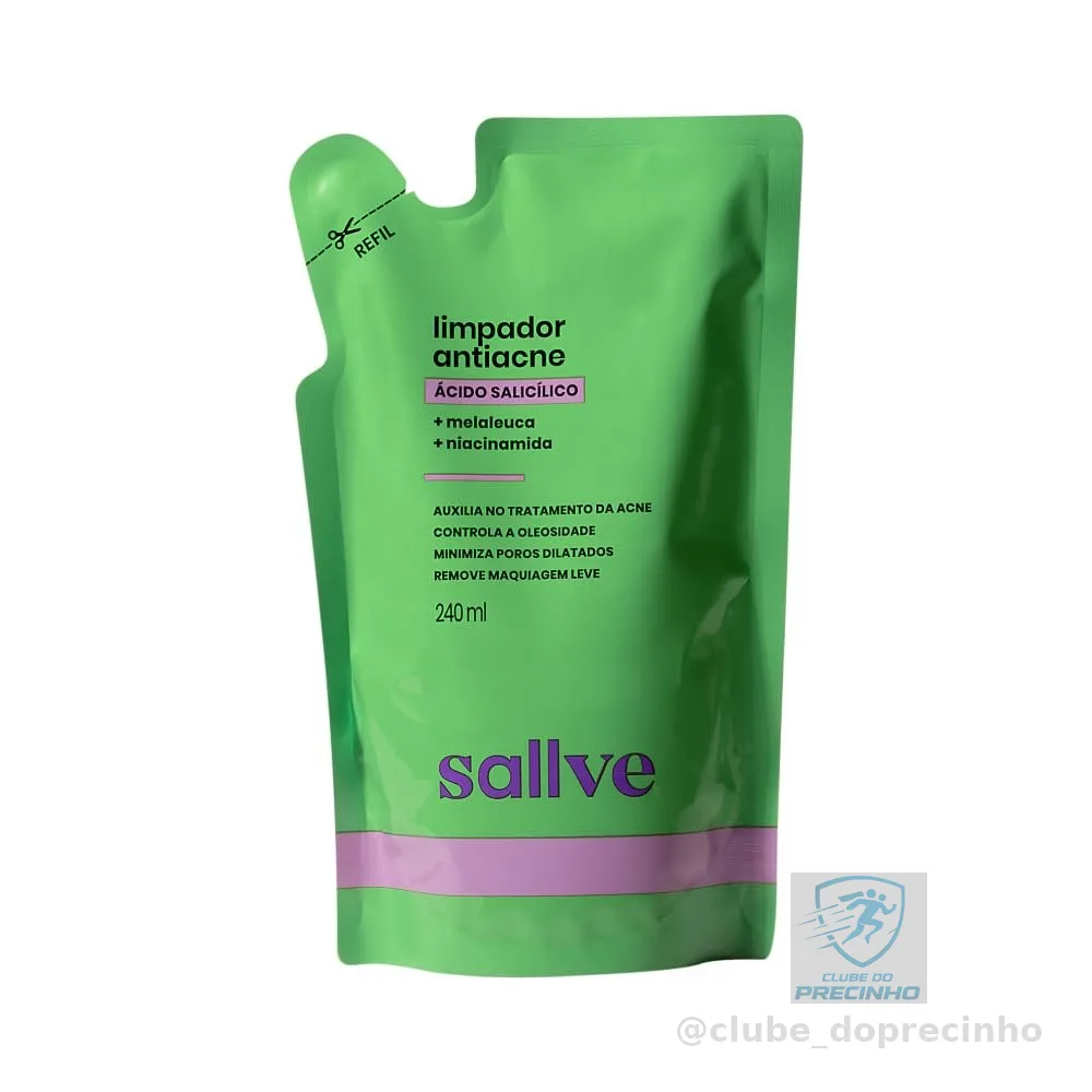 Sallve Refil Limpador Facial Antiacne 240ml