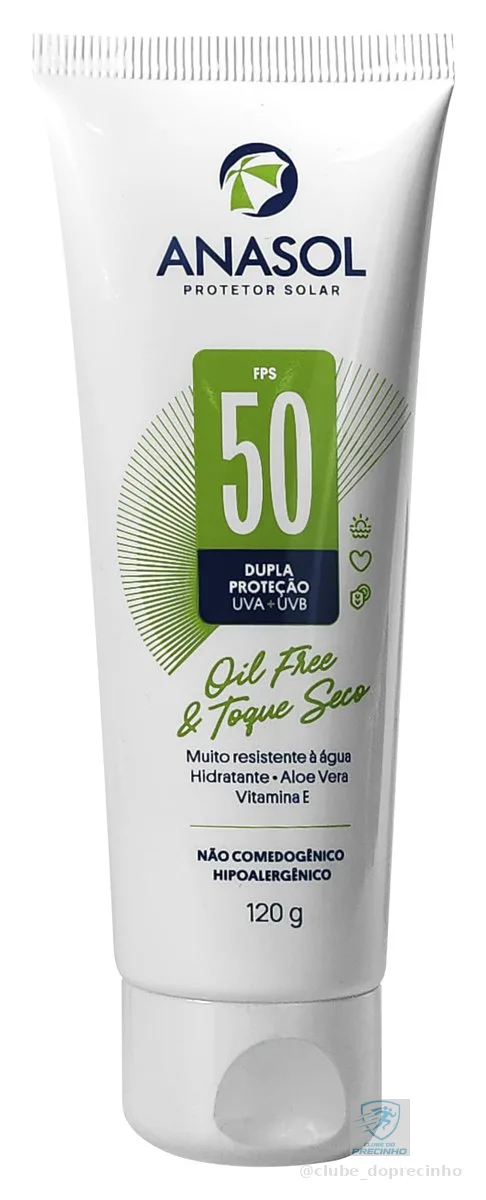 Anasol Protetor Solar FPS 50-120 g