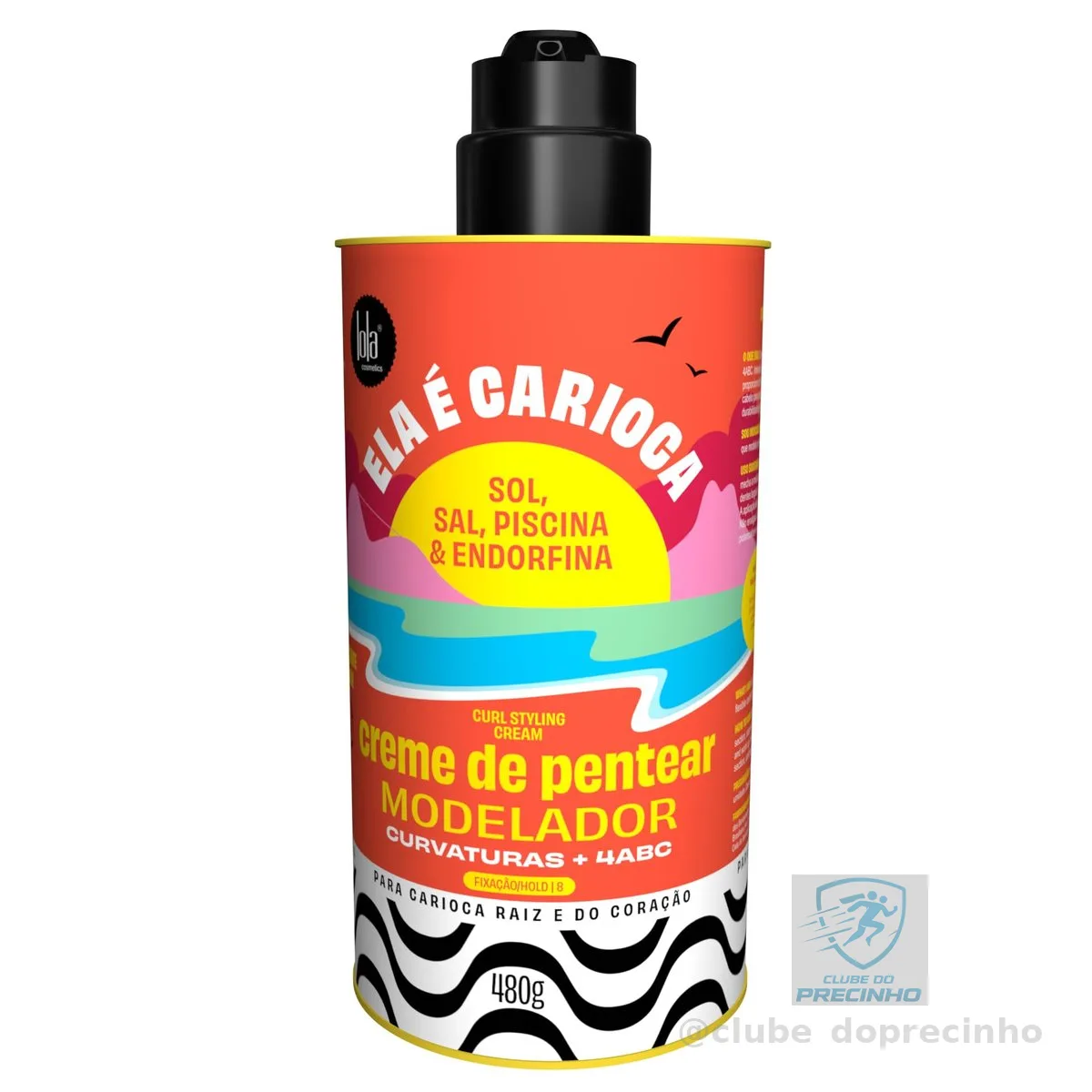 Ela é Carioca Creme de Pentear 4ABC 480g, Lola Cosmetics