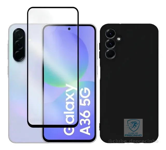 Kit Capa Capinha Case + Película 3d Para Galaxy A36 Sma366