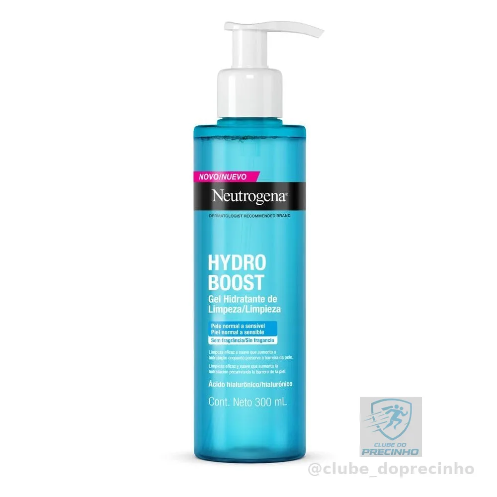 Neutrogena Gel Hidratante de Limpeza Hydro Boost, 300ml