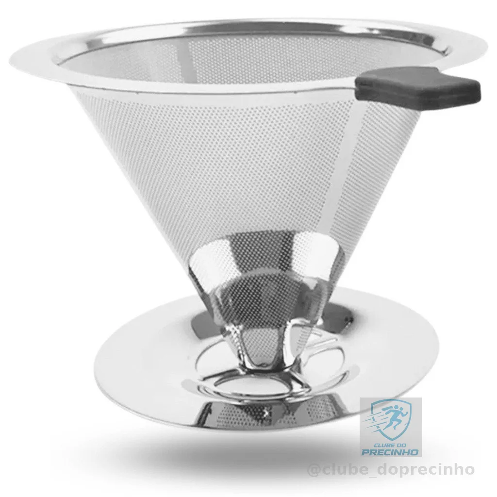 Filtro De Café 103 Inox - Coador de Café Grande Sem Uso De Papel - Mazzal  atacado