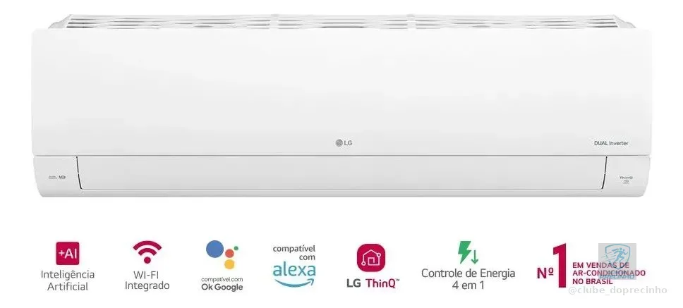 Ar-condicionado Hw LG Dual Inverter +ai Voice 12k R32 Fr 220 Branco