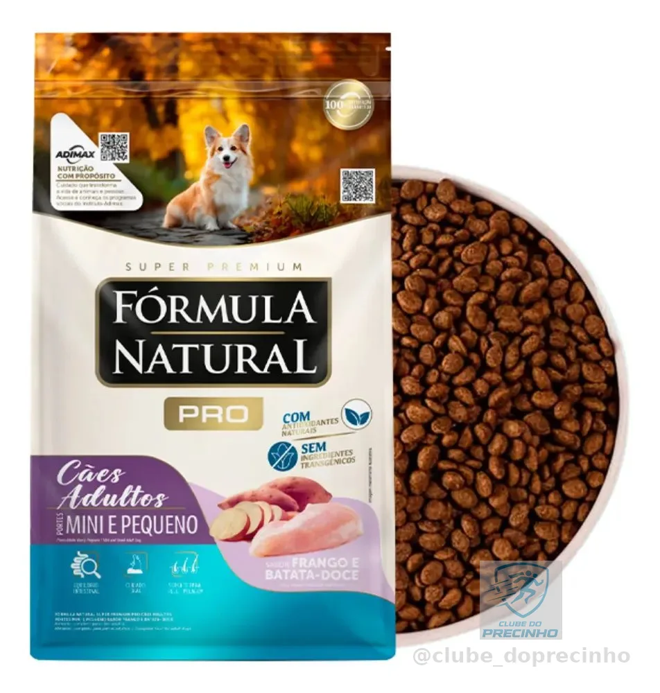 Ração Fórmula Natural Pró Cães Adultos Mini Pequeno 2,5kg