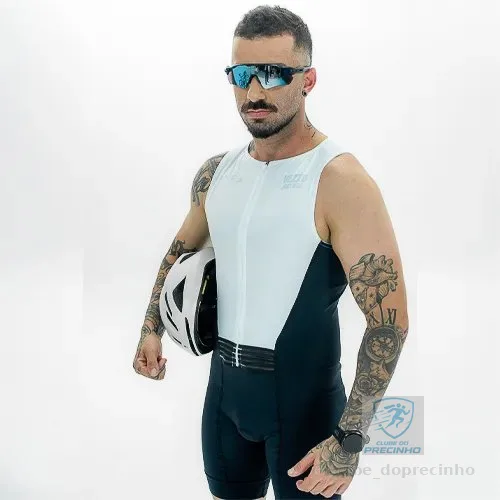 Macaquinho Carbon Vezzo Unissex Triathlon Corrida Regata