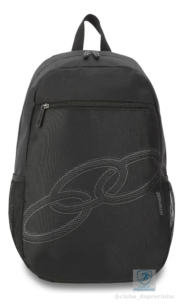 Mochila Esportiva Olympikus Basic Cor Preto Design Liso
