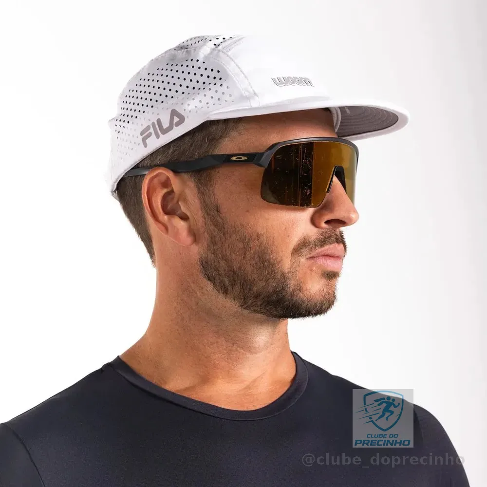 Boné Running Fila Marathon Branco Unissex I Branco Único