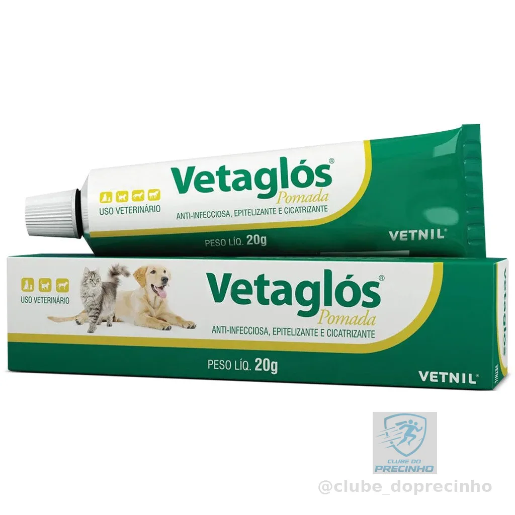Pomada Cicatrizante Vetnil Vetaglos - 20g