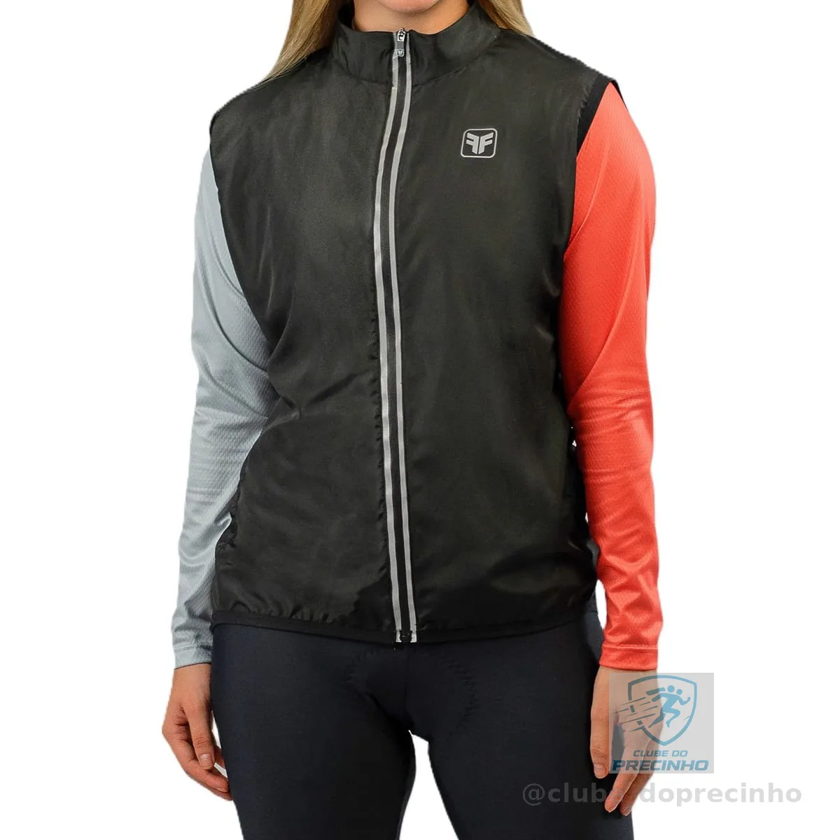 Colete corta vento ciclismo feminino Free Force Classic
