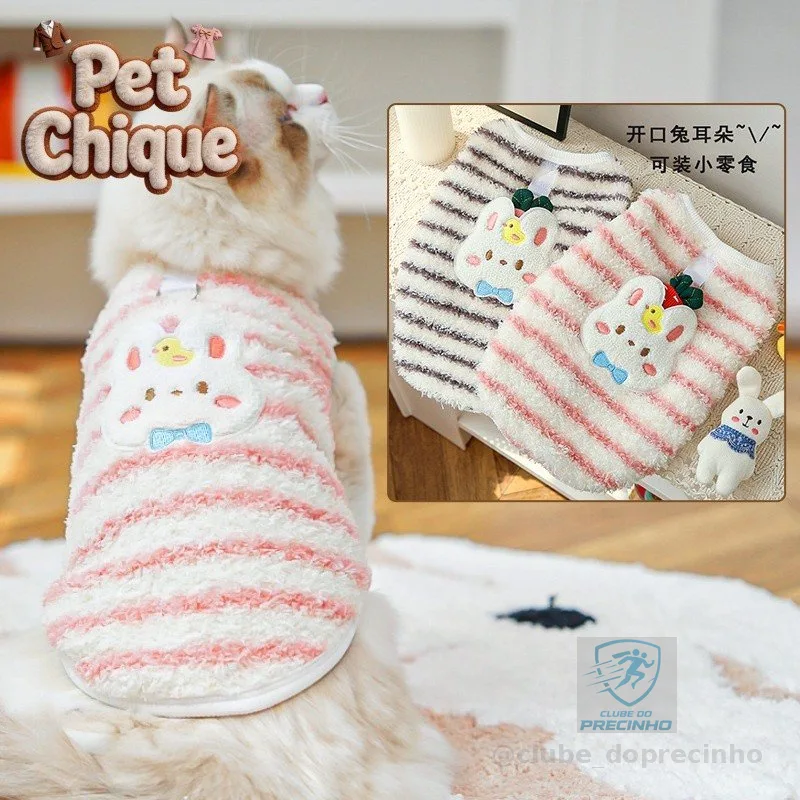Pet Chique - Roupas para animais de estimação Cachorro Gato Outono Inverno Colete Quente