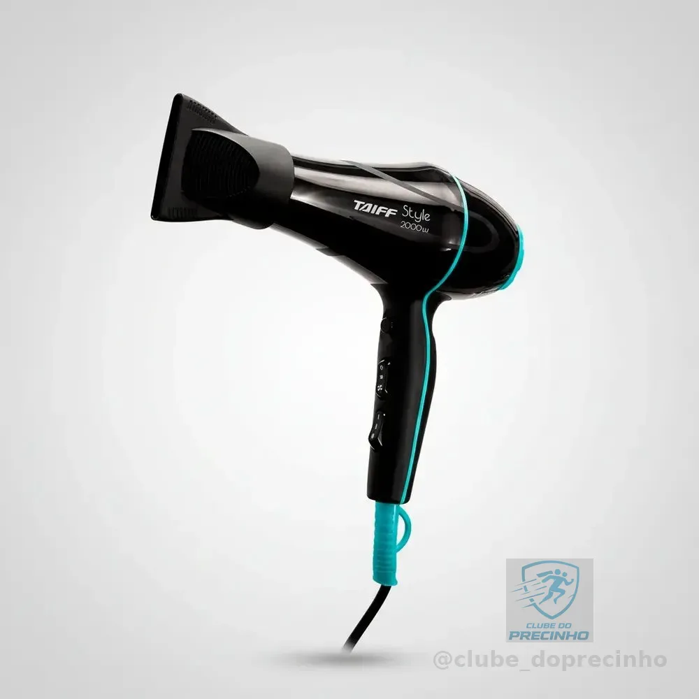 Secador Taiff Style 2000w Motor Ac Preto 127 v