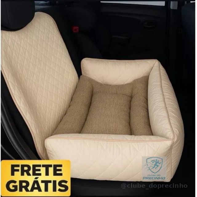 Protetor de Banco Veicular Pet Impermeável Grande com Colchonete Impermeável Fofinho