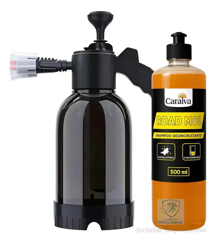 Snow Foam Manual Jato Espuma + Shampoo Road Mol Automotivo