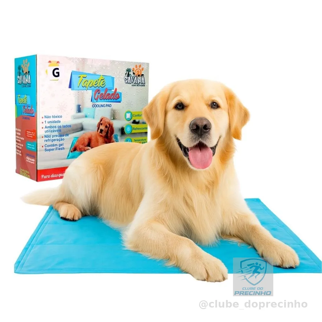 Tapete Gelado para Cachorro e Gato Refrescante e Confortável Pet Prime
