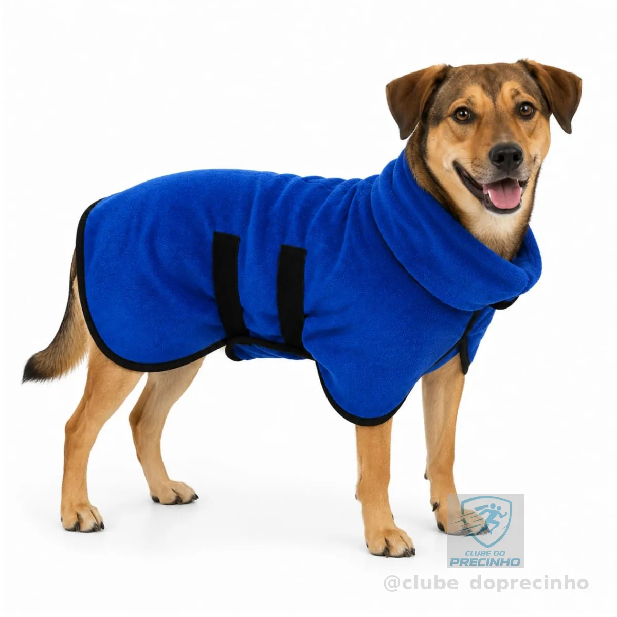 Roupão Pet para Cachorro Tamanho M, Toalha Absorvente Pós-Banho, Capa Macia e Confortável para Secagem, Proteção e Aquecimento de Cães