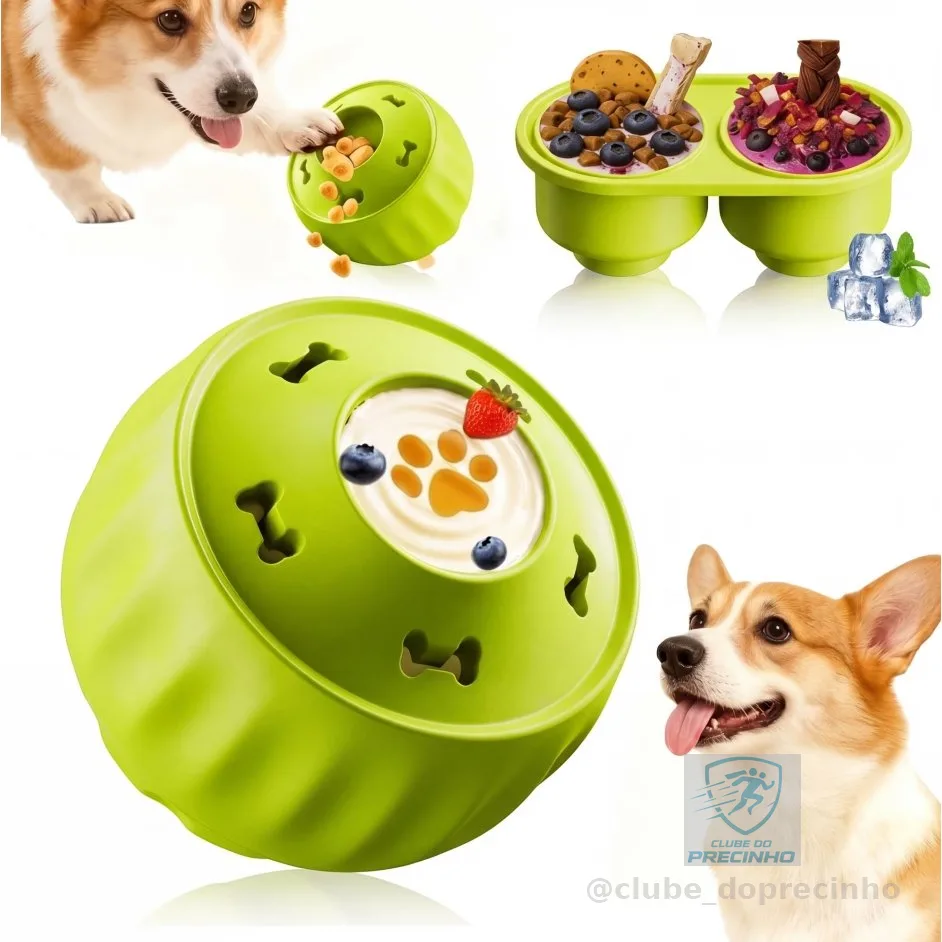 Brinquedo Comedouro Da Pet Games Pet Ball Para Cão Usar Com Ração E Petiscos