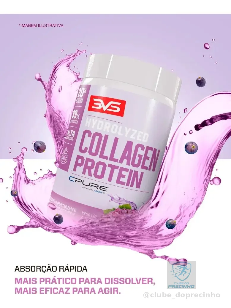 Colágeno Protein Cpure® 450g - Sabor: Uva - Fórmula Concentrada com 20g de Proteína por Dose e Alta Solubilidade
