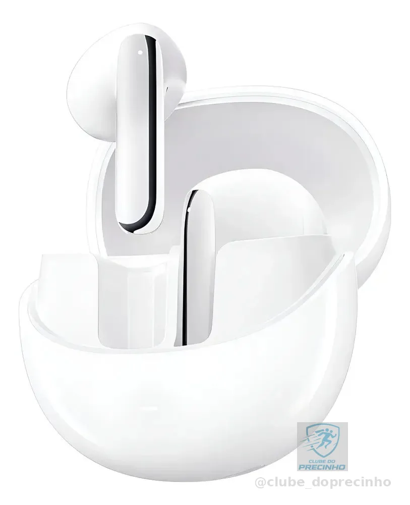 Fone QCY HT10 AilyBuds Pro ANC Bluetooth 5.3 Multiponto IPX5 Cor Branco