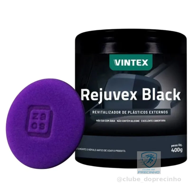 kit Vonixx 1 Rejuvex Black Revitalizador Plástico 400g 1 Aplicador