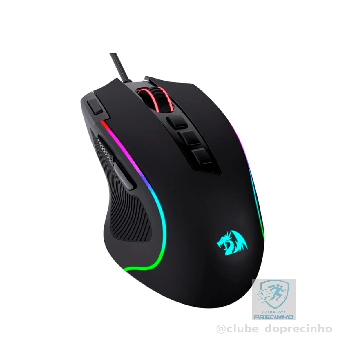 Mouse Gamer Redragon Predator RGB M612-RGB, Preto