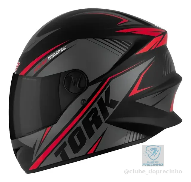 Capacete Para Moto Fechado Pro Tork R8 Viseira Fumê Tam. 58