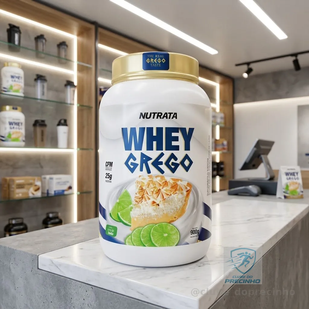 Whey Grego Pote 900g Torta de Limão Nutrata