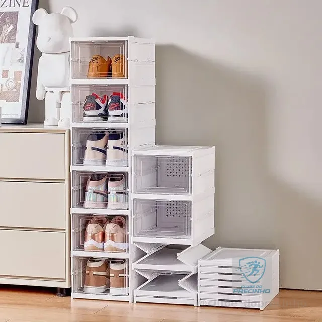 Sapateira Organizador Sapatos Empilhável Vertical 6 Andares