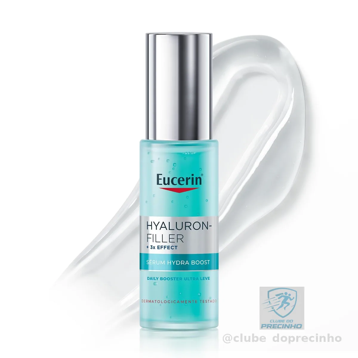 EUCERIN Sérum Facial Daily Booster UltraLeve 30ml, 24h Hidratação, Fortaceledor, Hyaluron-Filler, Ácido Hialurônico, Antirrugas, Hidratante
