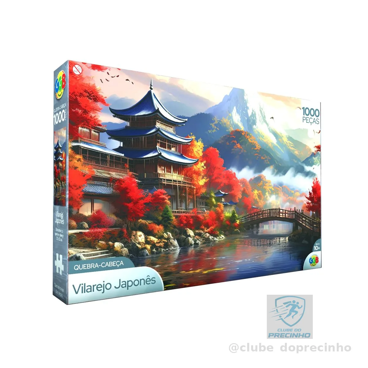 GGB Quebra-Cabeça Vilarejo Japonês 1000 Peças