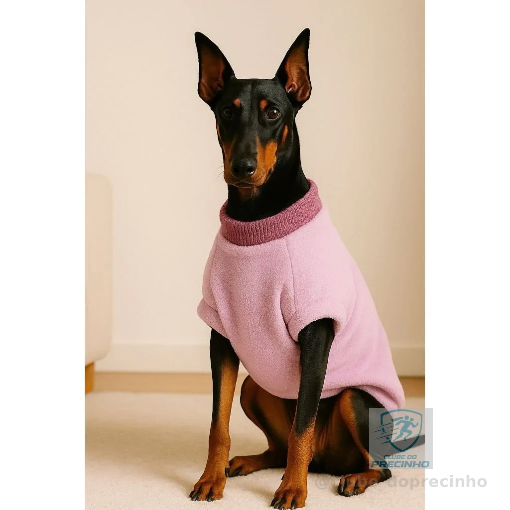 Roupa de Inverno para Cachorro Pop Soft Tecido Quentinho Cores Sortidas Tamanhos P M G GG Macia e Confortável Pet Frio C