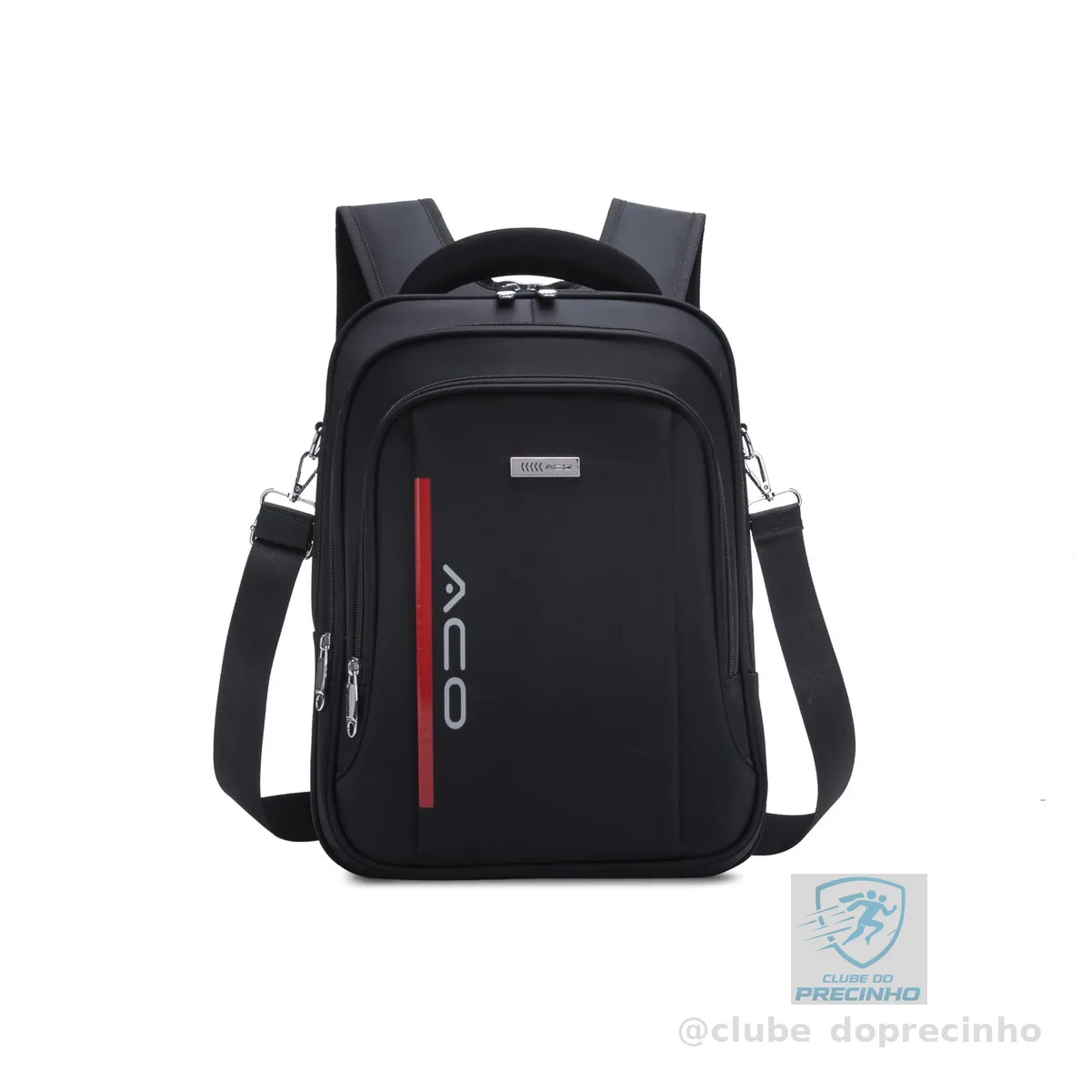 MOCHILA Escolar UNISSEX PROVA D'AGUA COM ALÇA E PORTA NOTEBOOK 15'' Marca ACO