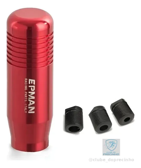 Manopla De Câmbio Esportiva Longa Em Alumínio Epman 5 Cores