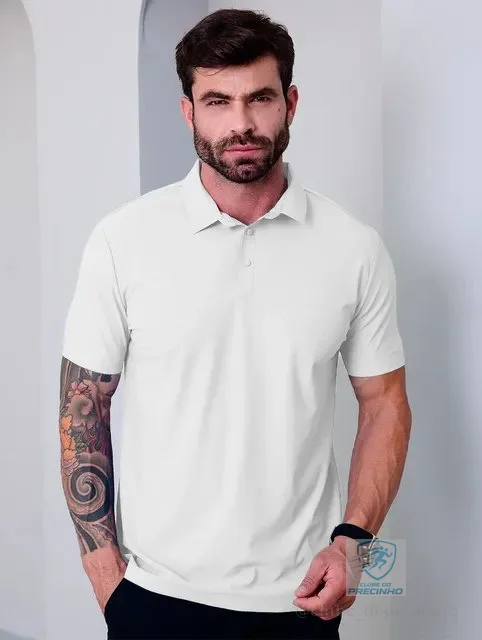 Camisa Polo Masculina Tecido Tech Confortavel Casual
