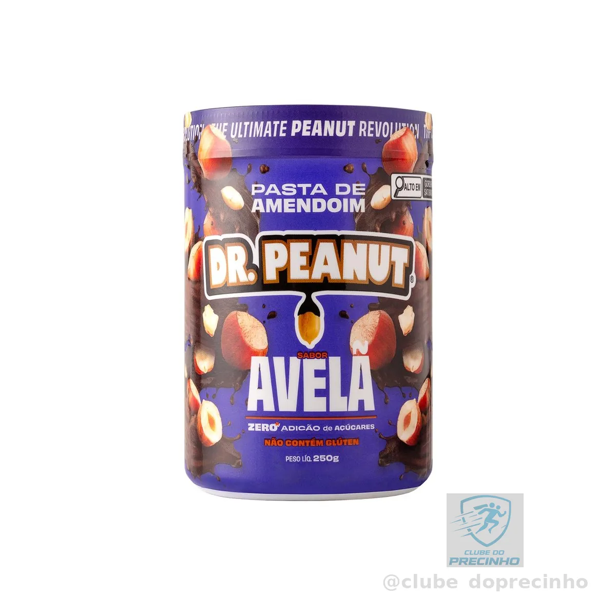 Dr. Peanut Pasta De Amendoim Avelã 250g - Com Whey Protein