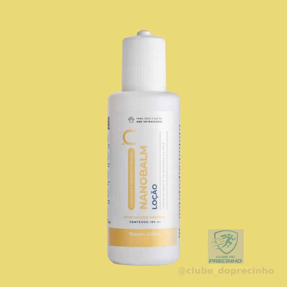 Nanobalm Loção Wesen Green – Nanotecnologia para Regenerar a Pele Sensível do Seu Pet