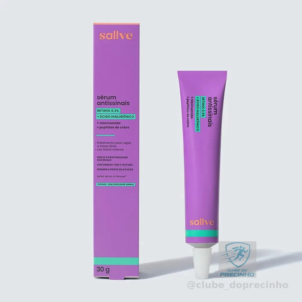 Sérum Antissinais Retinol Sallve 30g