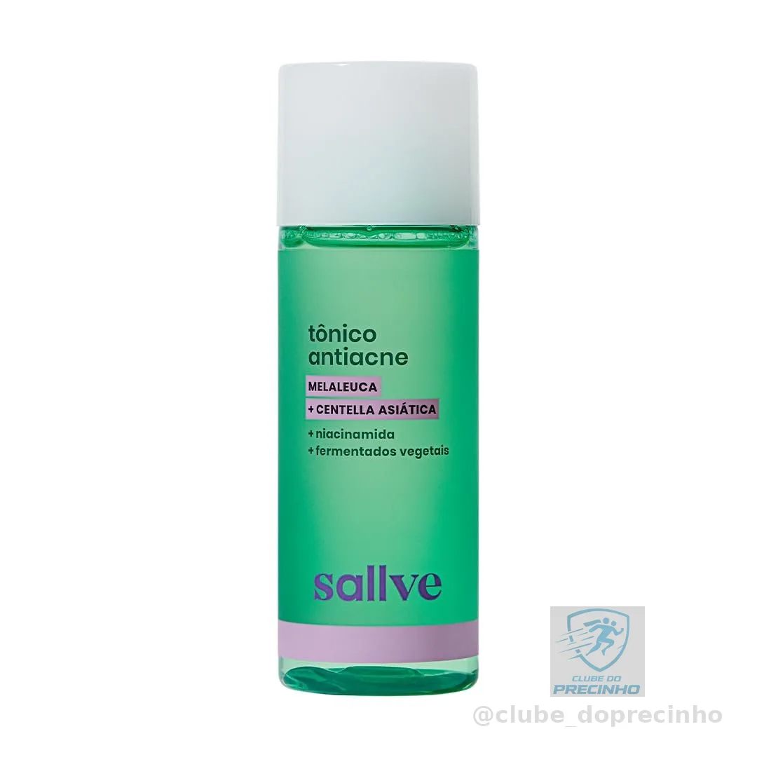 Sallve Tônico Antiacne 120ml - Melaleuca + Centella Asiática
