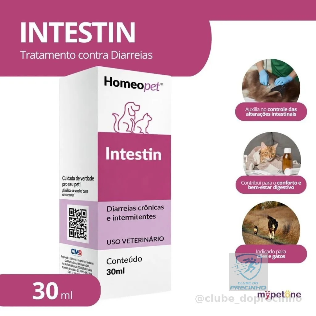 Intestin Homeopatia Homeo Pet Real H - 30 mL