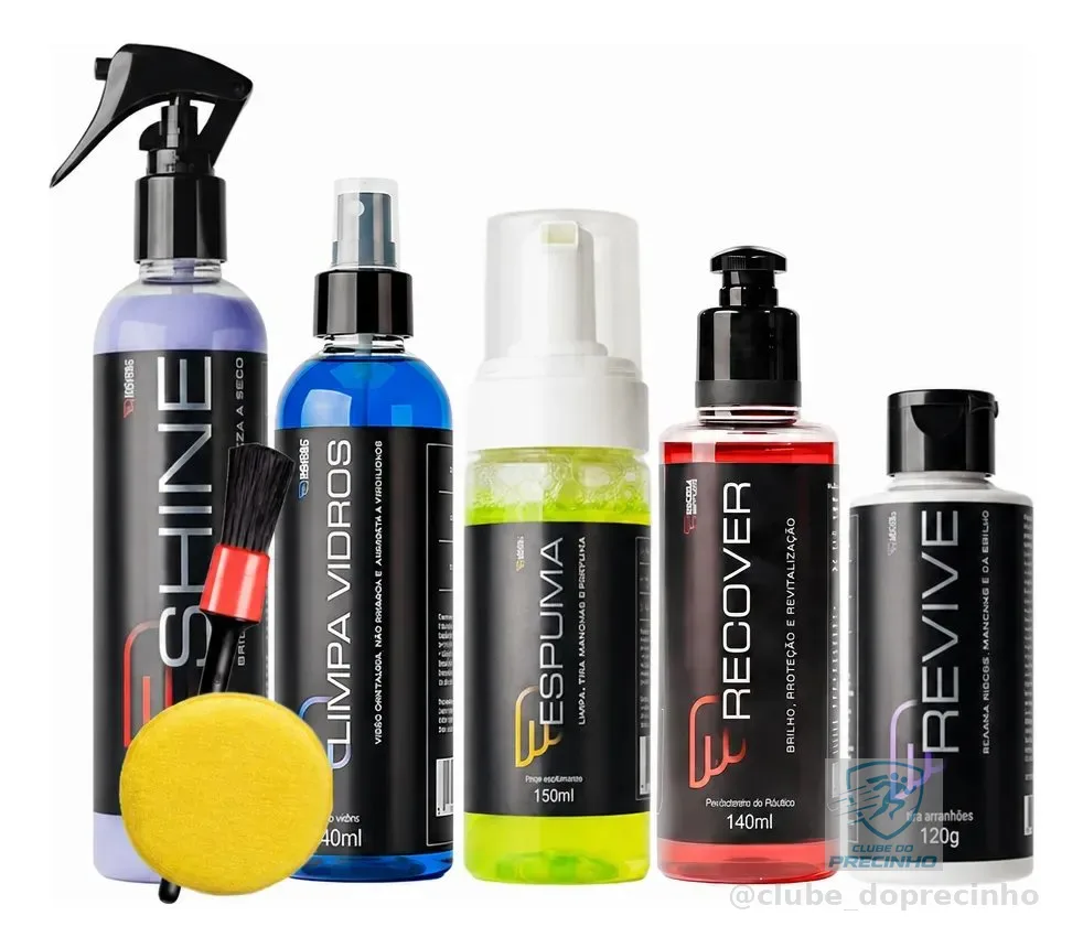 Kit Detailing Premium Proteção Limpeza Total House Of Motors