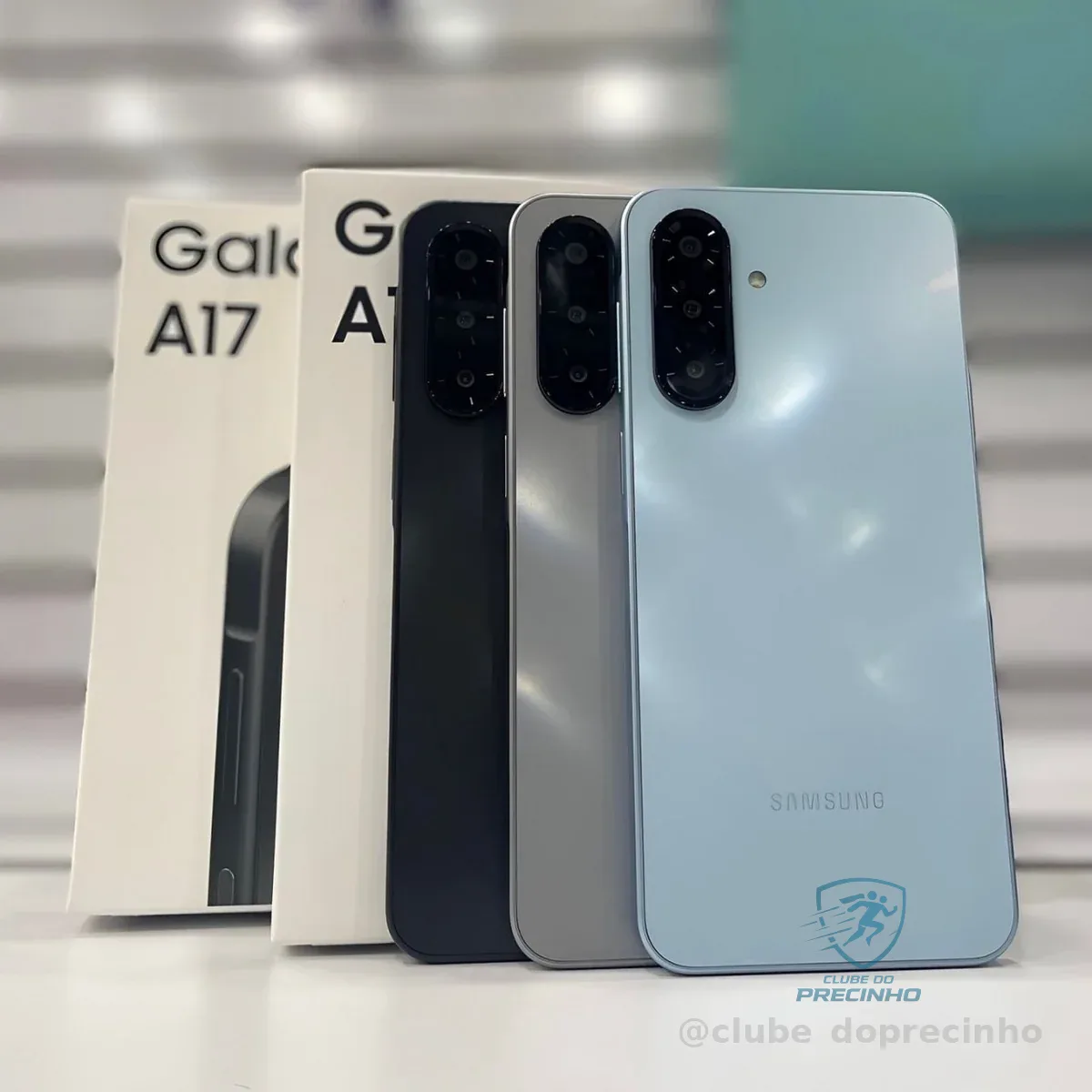 Celular Samsung Galaxy A17, 128GB, 4GB, 50MP Tela 6.7", IP54 - Cinza