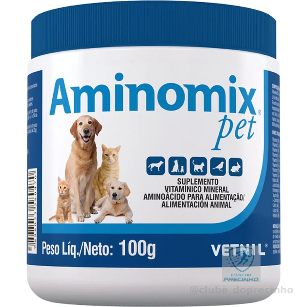 Aminomix Pet Vetnil Suplemento Vitamínico - 100 g