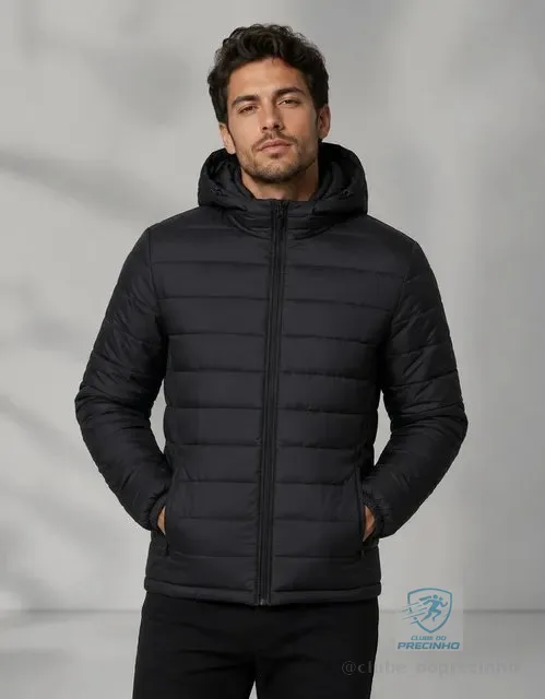 Jaqueta Puffer Bobojaco De Frio Blusa Impermeável Inverno