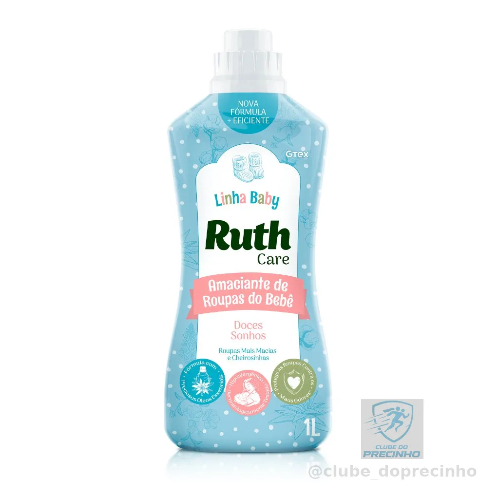 Amaciante Diluído Baby Care Doces Sonhos Ruth 1L