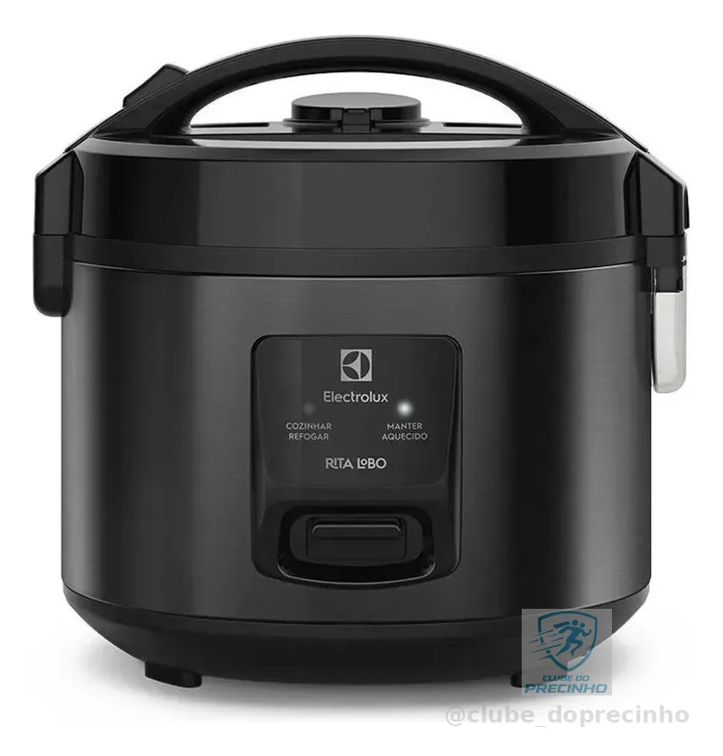 Panela De Arroz Elétrica Electrolux Erc10 2l 4330aobr501 Preto 220v