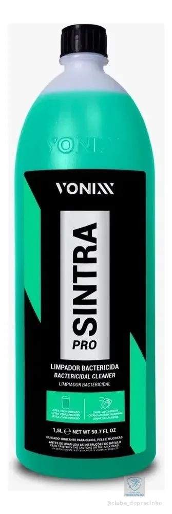 Limpador Bactericida Sintra Pro 1,5l Vonixx