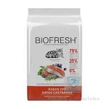 Ração Biofresh Gato Castrado Salmão 7,5kg