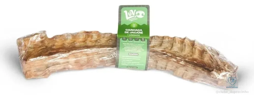 Mordedor Para Cães Natural Pet Carcaça Jacaré Luv Petisco